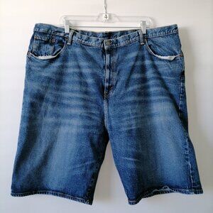 Levi Strauss & Co. Mens Denim Blue High Rise Five Pocket Bermuda Shorts Size 46